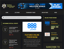 Tablet Screenshot of londonpokerguide.com